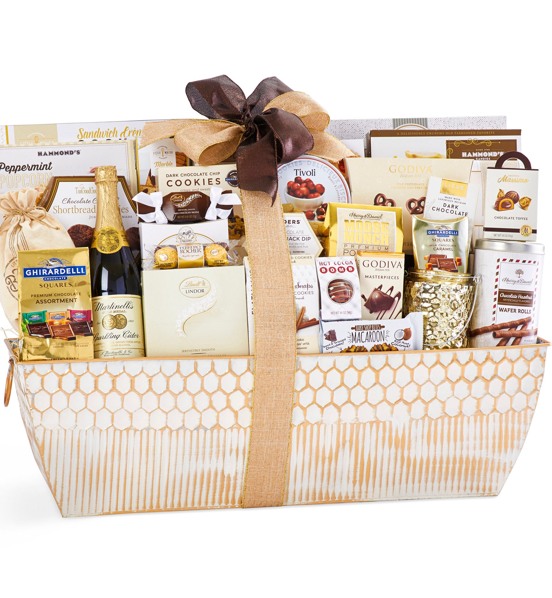 Golden Gala Metal Basket